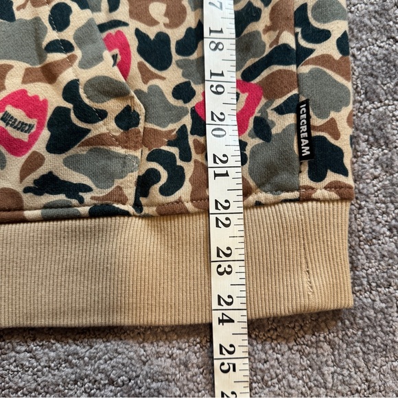 Mens ICE CREAM Camo Hidden Hoodie - Picture 11 of 13